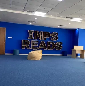Indoor signage in Dubai, UAE
